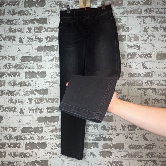 Spanx | women black straight leg denim jeans - Picture 7 of 10